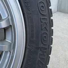 ジムニーJB23のスタッドレスタイヤとキーラーのホイール4本