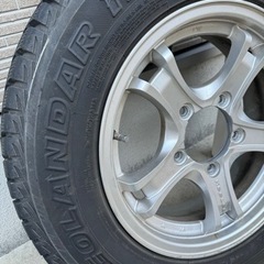 ジムニーJB23のスタッドレスタイヤとキーラーのホイール4本