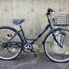 B196 折り畳み自転車☆MYPALLAS☆26インチ☆6段変速