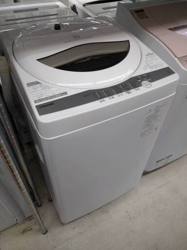 高年式東芝 TOSHIBA 2021年製 AW-5G9 全自動洗濯機 5kg 644