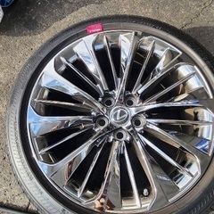 LEXUS LS 純正オプション スパッタリング ホイール ブリジストン 245 