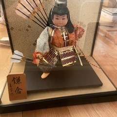 人形  鎌倉  五月人形 ケース付き 無料引き渡し