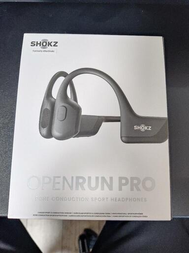 SHOKZ OpenRun Pro Black 骨伝導イヤホン
