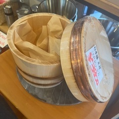 【未使用品】 日本橋 木屋 江戸びつ 3合 お櫃 飯櫃