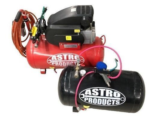 ★来店限定★　アストロプロダクツ　エアーコンプレッサー　39L　AP040777　サブタンク付き