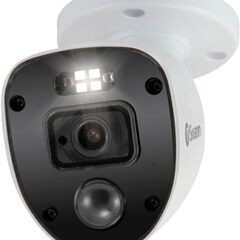 【店頭引き取り限定】Swann セキュリティカメラ 4CH DVRレコーダー 1080P カラー暗視機能 1TB搭載（最大4TB対応）スマホ遠隔監視対応 防犯録画機 点滅ライト 警告ライト カラー暗視  防犯カメラ IP66仕様  4個セット SWDVK-446804SL-JP