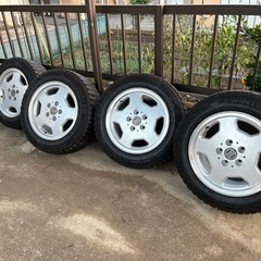 【2019年製造8分山！195/60R15】ボルボ 中古スタッドレスアルミセット