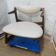 座椅子/キャスパーチェア/CAチェア/肘掛け/起立木工/ラバーウ...