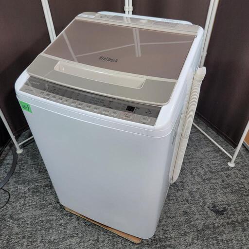 ‍♂️h051219売約済み❌4669‼️配送設置は無料‼️最新2021年製✨日立 ビートウォッシュ 9kg 洗濯機