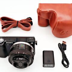 【良品】SONY ソニー α5000 ILCE-5000L パワ...