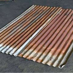 長尺トタン波板12枚】650cm×80cm 茨城県稲敷市引き取り限定