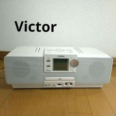Victor CDラジカセ　RD-M1-W 白　CDメモリーポー...
