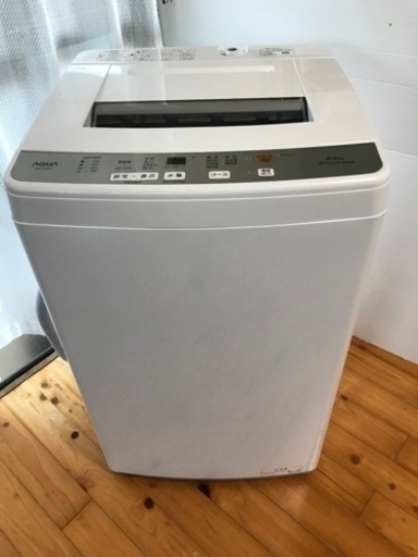 【決まりました】ハイアール AQUA アクア AQW-S6M 2022年製 6kg 全自動洗濯機 風乾燥機能付き