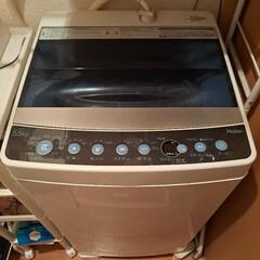 ハイアール　洗濯機　黒　5.5キロ