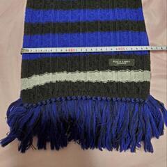 【新品／即日全国発送可能・値引き可能】BLACK LABELクレストブリッジマフラー ウール100%