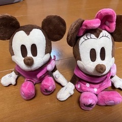 ディズニー　ミニー　ミッキー　小物入れ　ぬいぐるみ