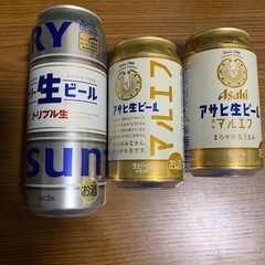お酒　ビール　大200円　小150円