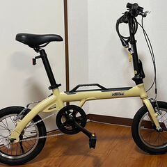 【お取引終了】【ほぼ未使用】折り畳み自転車（取りに来られる方）