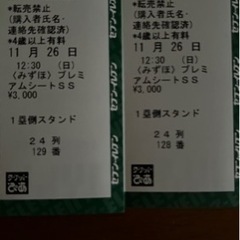 ホークスファン感謝祭チケット【値下げしました】