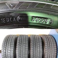 冬 トヨタ仕様 シエンタ PCD100 ラクティス【富山】日本製 ダンロップ 185/60R15 中古4本 人気WM03 車検対応 ☆美品☆社外アルミ