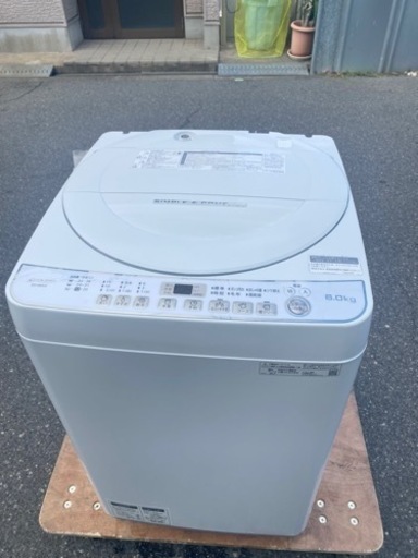 ✨美品✨2019年製　SHARP 洗濯機　6kg シャープ