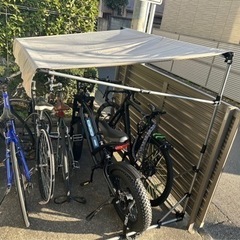 自転車のサイクルガレージ