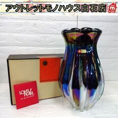 KURATA CRAFT GLASS 花瓶 クリスタル ガラス ...