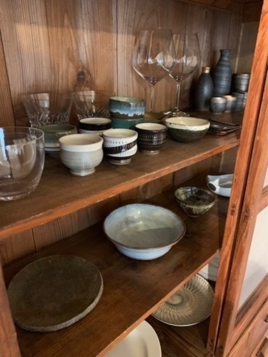 Japanese antique 水屋　食器棚