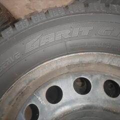 コンパクトカー　スタッドレスタイヤホイールセット。