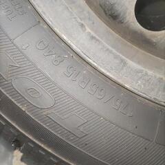 コンパクトカー　スタッドレスタイヤホイールセット。