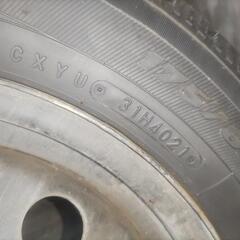 コンパクトカー　スタッドレスタイヤホイールセット。