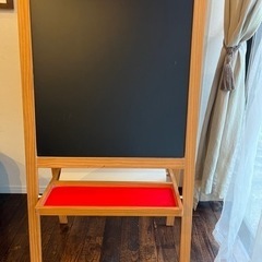 IKEA ホワイトボードand黒板　イーゼル