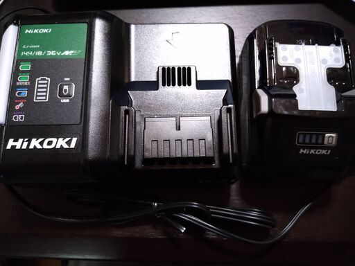 【新品未使用】HIKOKI（ハイコーキ ）純正 マルチボルト1台（BSL36B18）＋急速充電器1台 USB端子付（UC18YDL2）