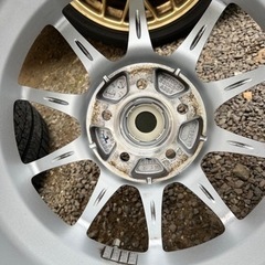 （引取り決定）バリ溝スタッドレスアルミ4本セット