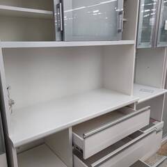 ☆松田家具/2面レンジボード/スチームオーブン対応/収納力抜群 