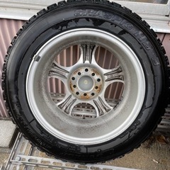 中古ホイール  純正15インチアルミホイールタイヤ付き4本セット 