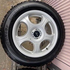 中古ホイール  純正15インチアルミホイールタイヤ付き4本セット 