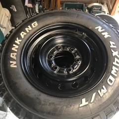 ハイエース　ホイルタイヤ4本セット　純正ホイール　ナンカンタイヤ　6分山