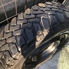 ハイエース　ホイルタイヤ4本セット　純正ホイール　ナンカンタイヤ　6分山