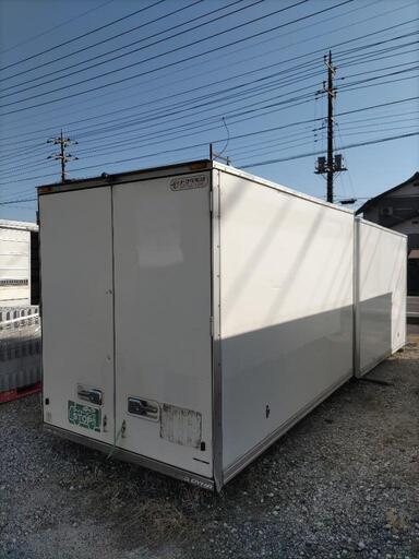 【匝瑳市】保冷コンテナ 床ステンレス (No.Z-19) 長さ約350cm×幅187cm×高さ220cm 配送可