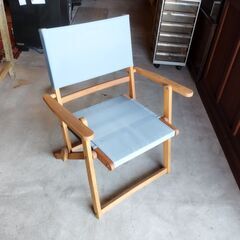 ニトリ ディレクターズチェア 折り畳み式 折りたたみ椅子 いす　...