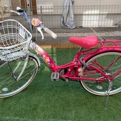 シマノ SHIMANO 自転車 22 女の子 ピンク