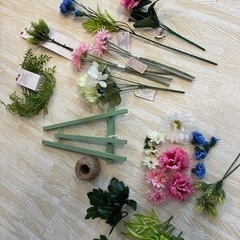 パーティ　お祝い事　結婚式のウェルカムボード　飾り付け用お花