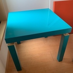 IKEA ローテーブル　ターコイズブルー