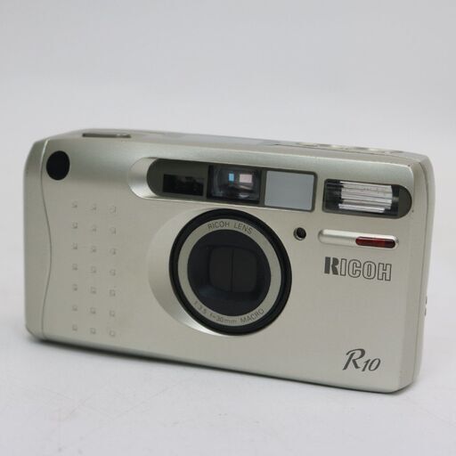 391)RICOH リコー R10 コンパクトフィルムカメラ シャッターフラッシュOK ジャンク品