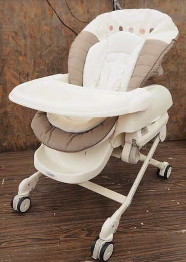 Combi/コンビ ハイ＆ロースイングラック ネムリラ AUTO SWING エッグショック ココアブラウン 新生児～4才頃まで（体重18kg以下）