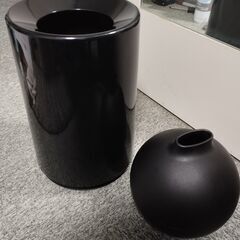 ゴミ箱　イデアコ　チューブラー　丸形 6L　ブラック
