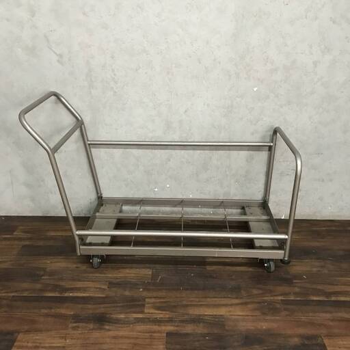 WY9/10 コクヨ KOKUYO パイプ椅子 折りたたみイス用台車 運搬 折り畳み キャスター オフィス家具 ★直接引き取り歓迎◆