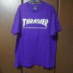 スラッシャー　紫 T シャツ