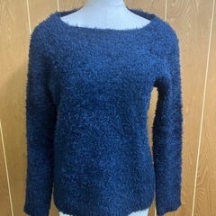 # H＆M レディースセーター　紺　USED品